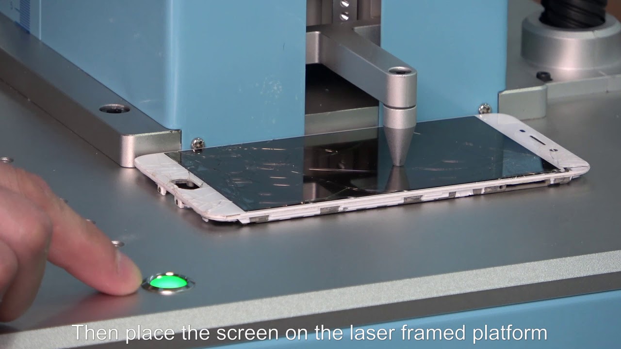 Sunshine SS-890B laser machine ,LCD , screen removal, removal cover, split frame bracket