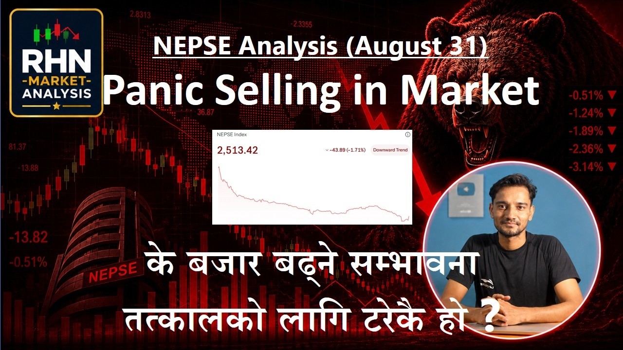 August 31 | Nepse Analysis | Stock Market Analysis by Ram Hari Nepal