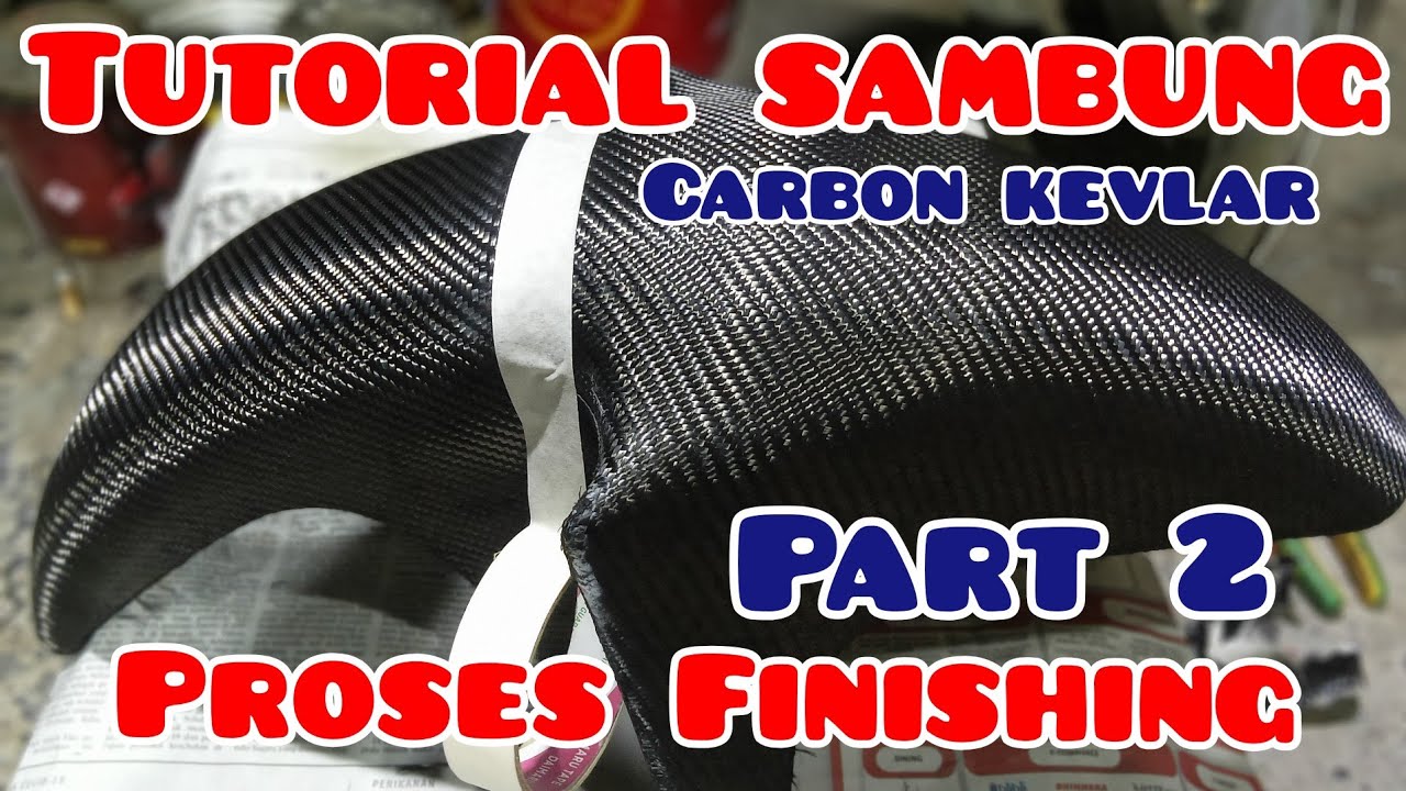 tutorial cara potong sambung carbon kevlar 