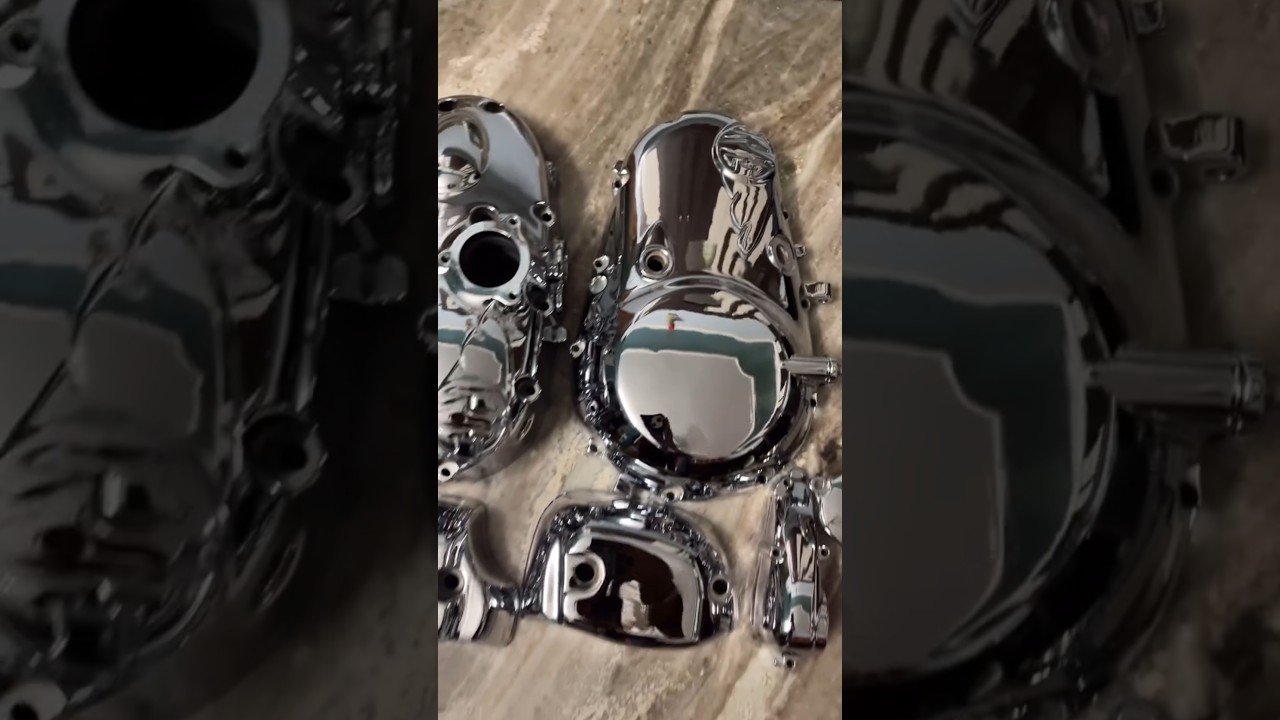 BULLET 350 ENGINE CHROME WORK #chrome #shorts #trending