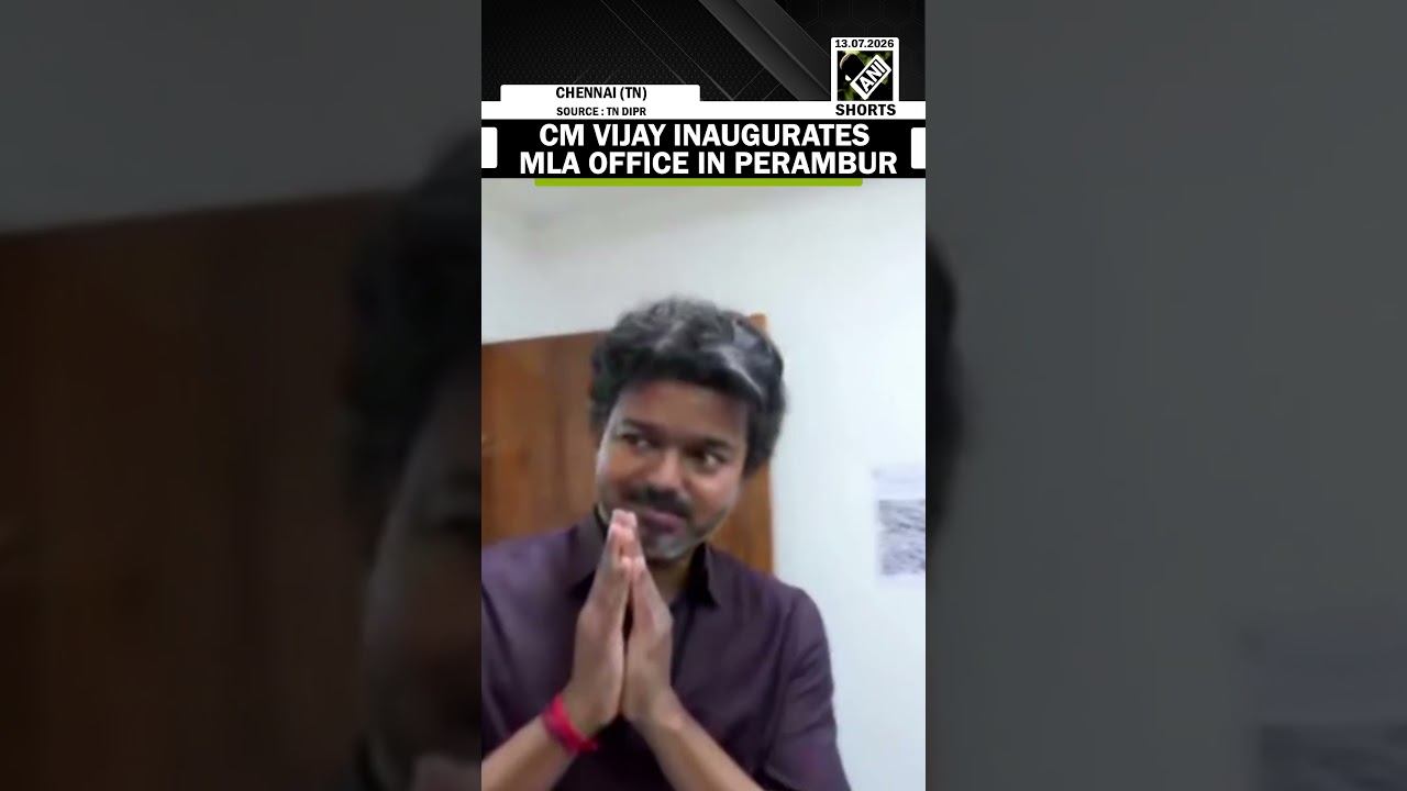 Tamil Nadu CM Vijay Inaugurates MLA Office In His Constituency of Perambur