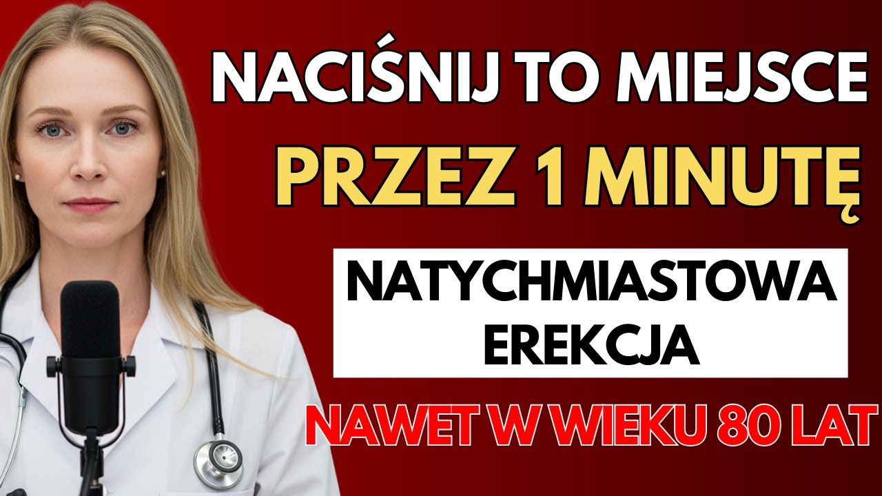 Masuj TEN punkt przez 1 minutę – erekcja i kontrola WRACAJĄ