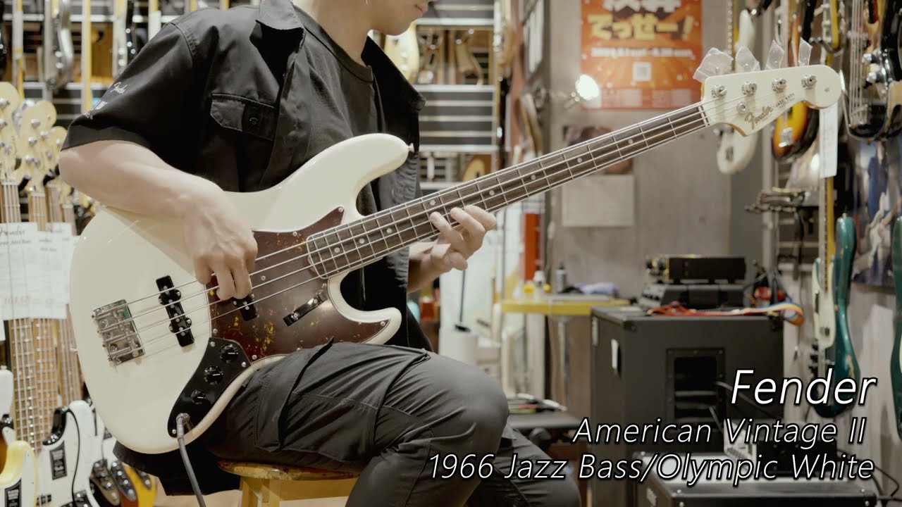 Fender  |  American Vintage II 1966 Jazz BassOlympic White