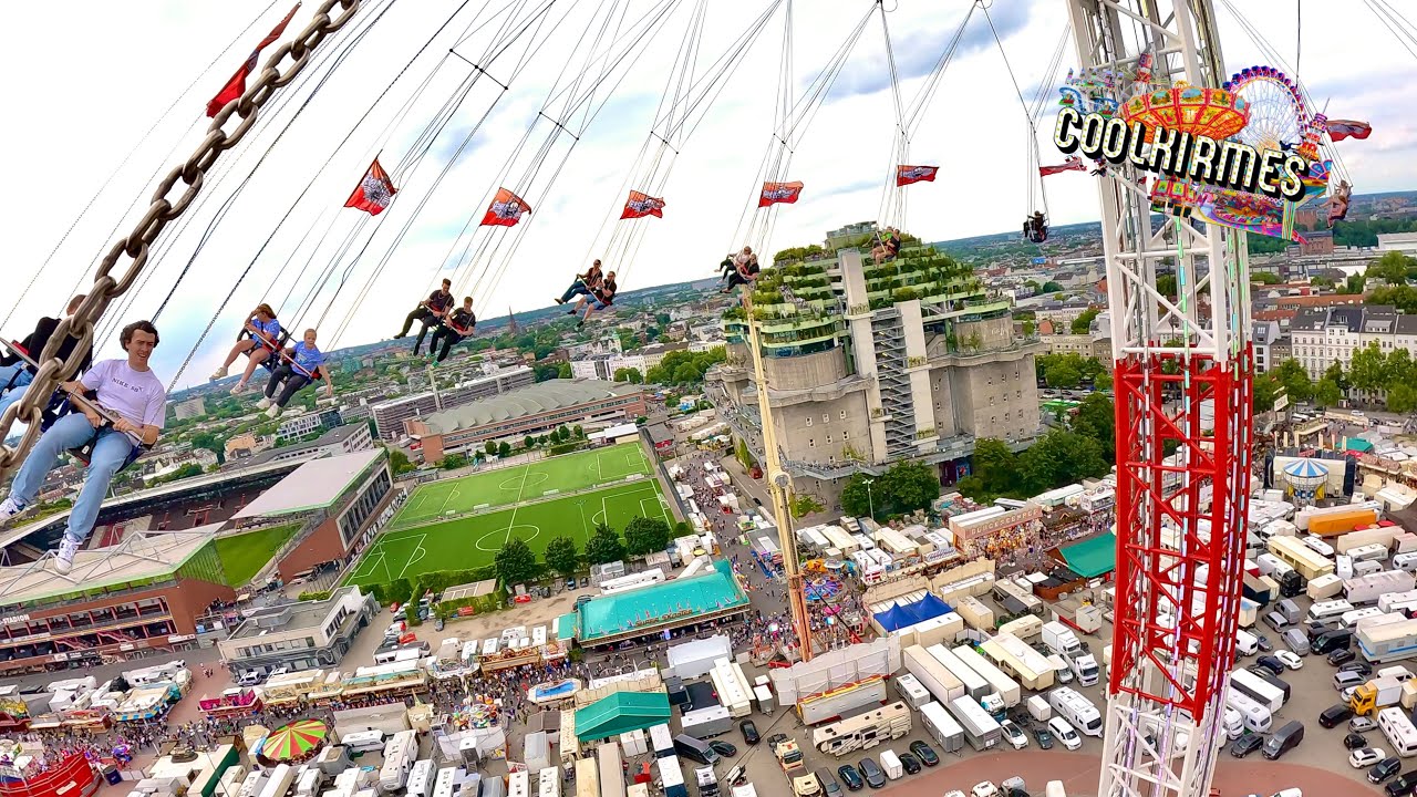 Nordic Tower Nülken | Onride Video 3 [ Hamburger Sommerdom 2024 ] - Clip by CoolKirmes