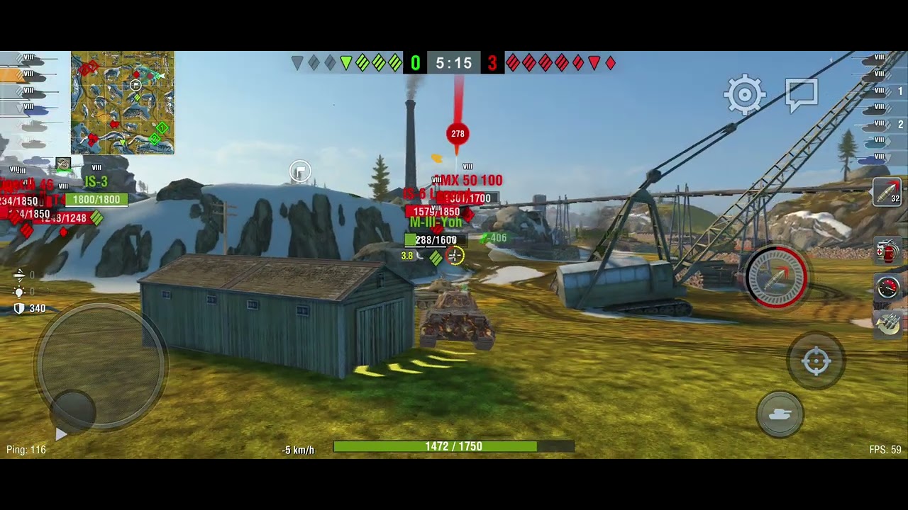 Tiger 2 Gameplay World of Tanks Blidz Defeat 😡#defeat #battle #gameplay 