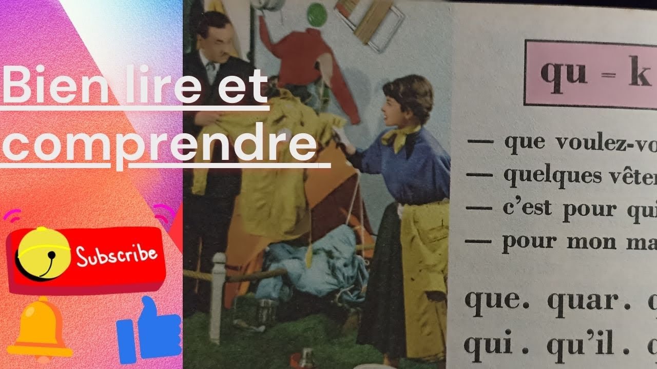 Bien lire et comprendre: consonne + voyelle = syllabe 