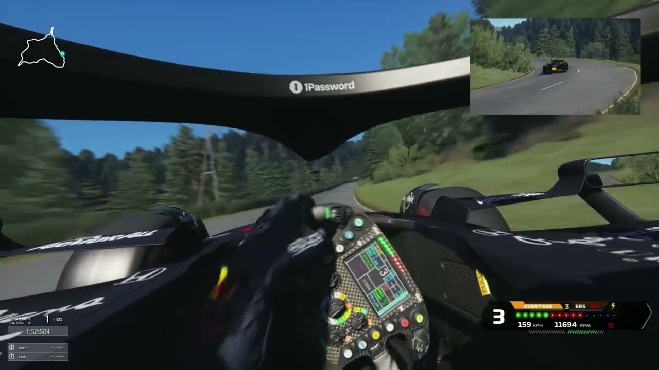 RSS Formula Hybrid Alpine at Battenbergring (full lap) | Assetto Corsa