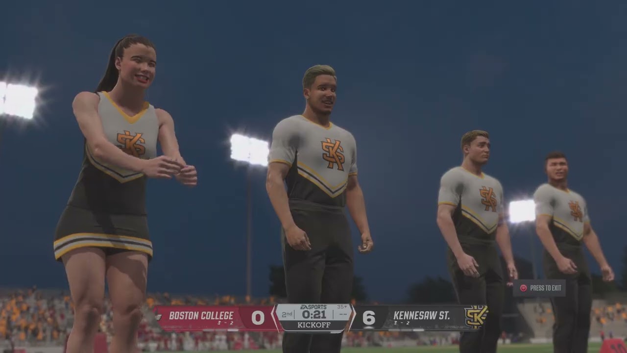 CFB 26 Boston College V Kennesaw State WEEK 6 YEAR 1