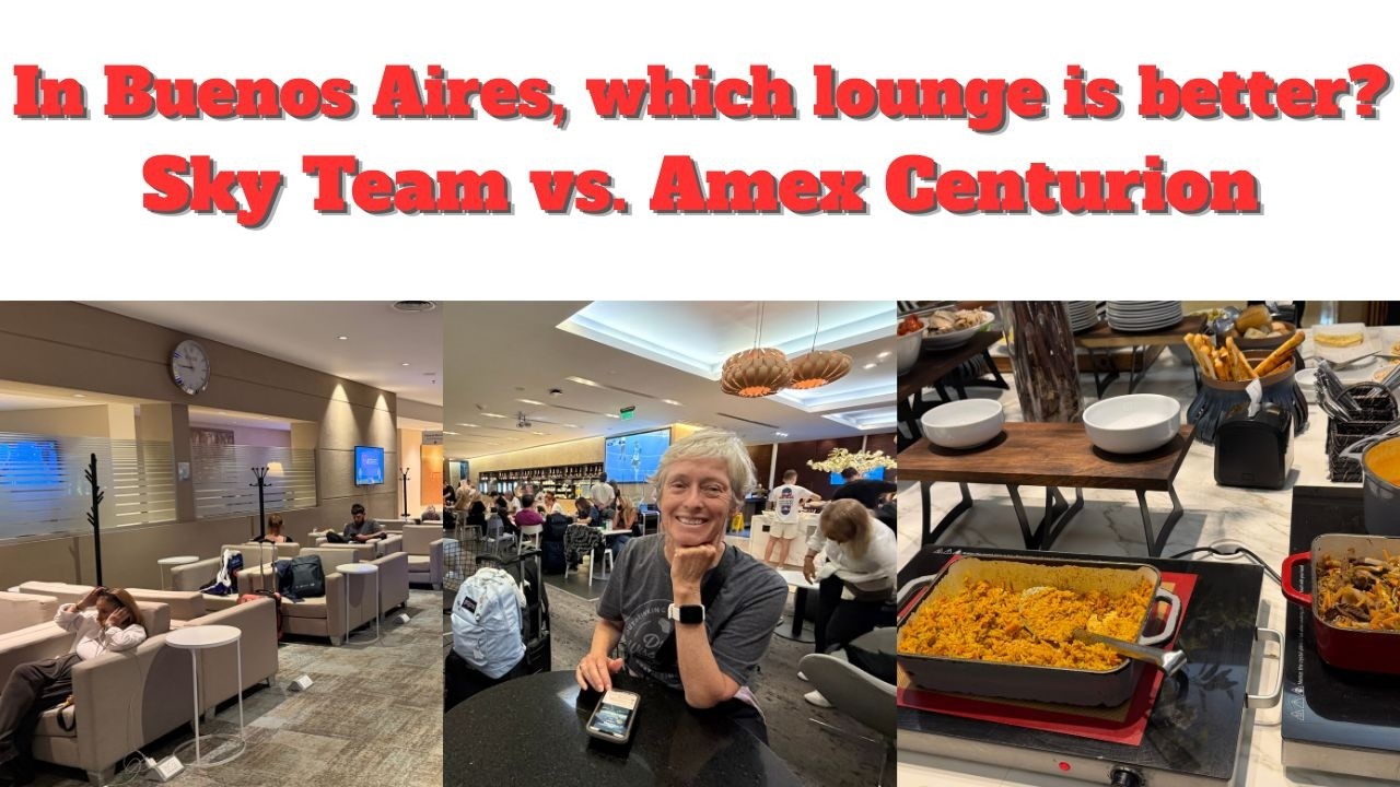 Dueling Buenos Aires Airport Lounges... Sky Team vs. Amex