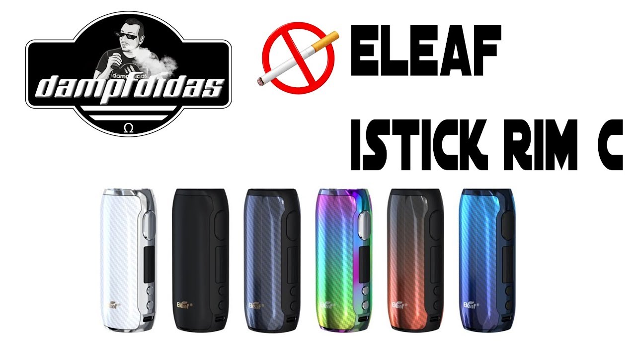 ENDLICH ELEAF!!! Der NEUE Istick Rim C - 1x18650 - USB C - 80W