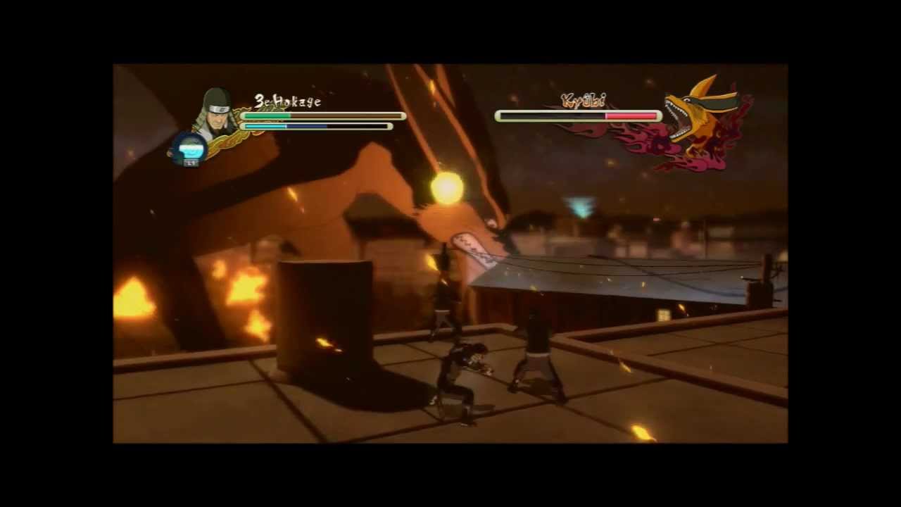 Naruto ultimate ninja storm 3: Begening Minato VS masked man (english)