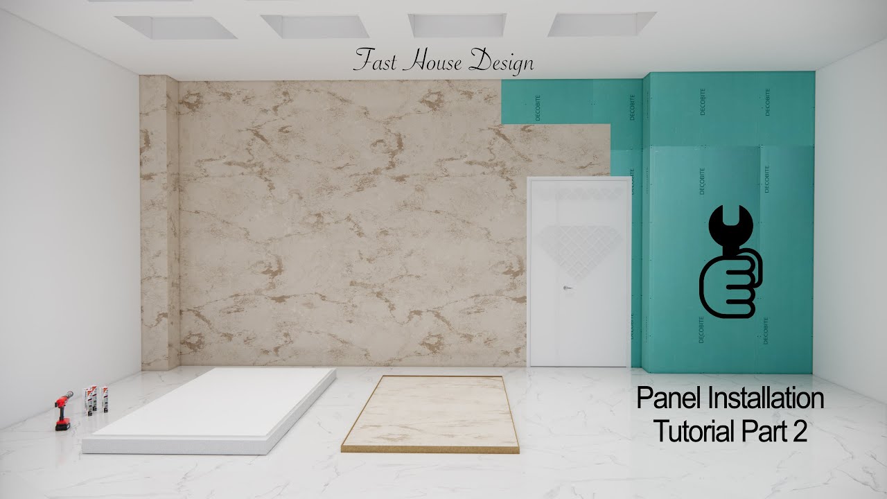 Fast House Design Carbon Rock Panels Installation Tutorial Part 2