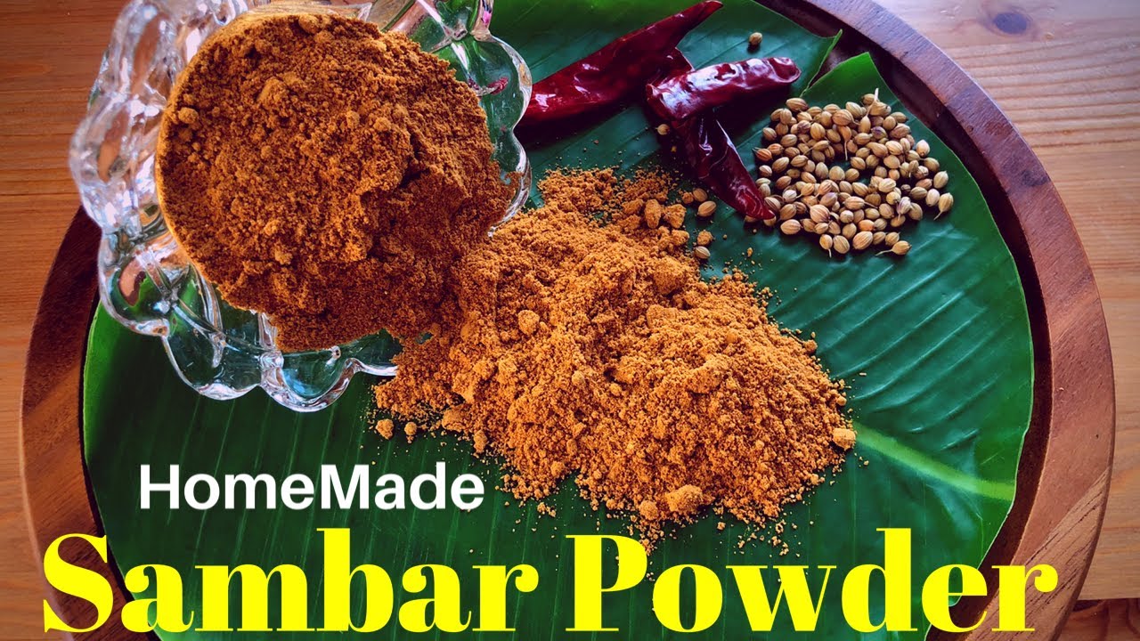 Home Made SAMBAR POWDER // സാമ്പാർ പൊടി // Natural feel //