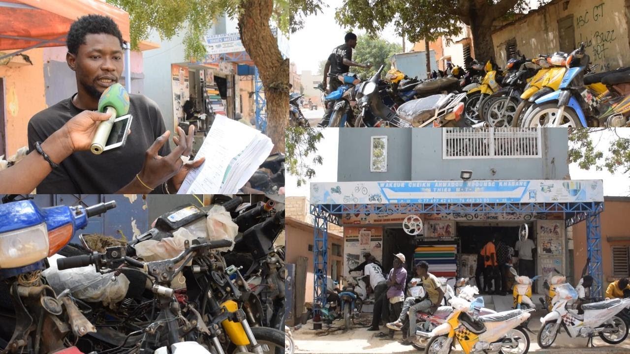 Thiès, des motos jakartas avec CMC vendues a 20 milles FR - A la découverte de Fallou TAF