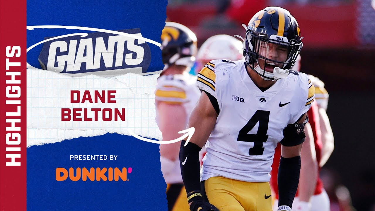 HIGHLIGHTS: Giants Draft Iowa S Dane Belton