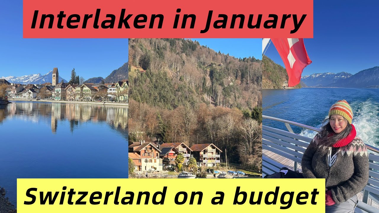 Switzerland on a budget |A No-Rush Day in Interlaken-River Walks, Public Boats & Old Towns