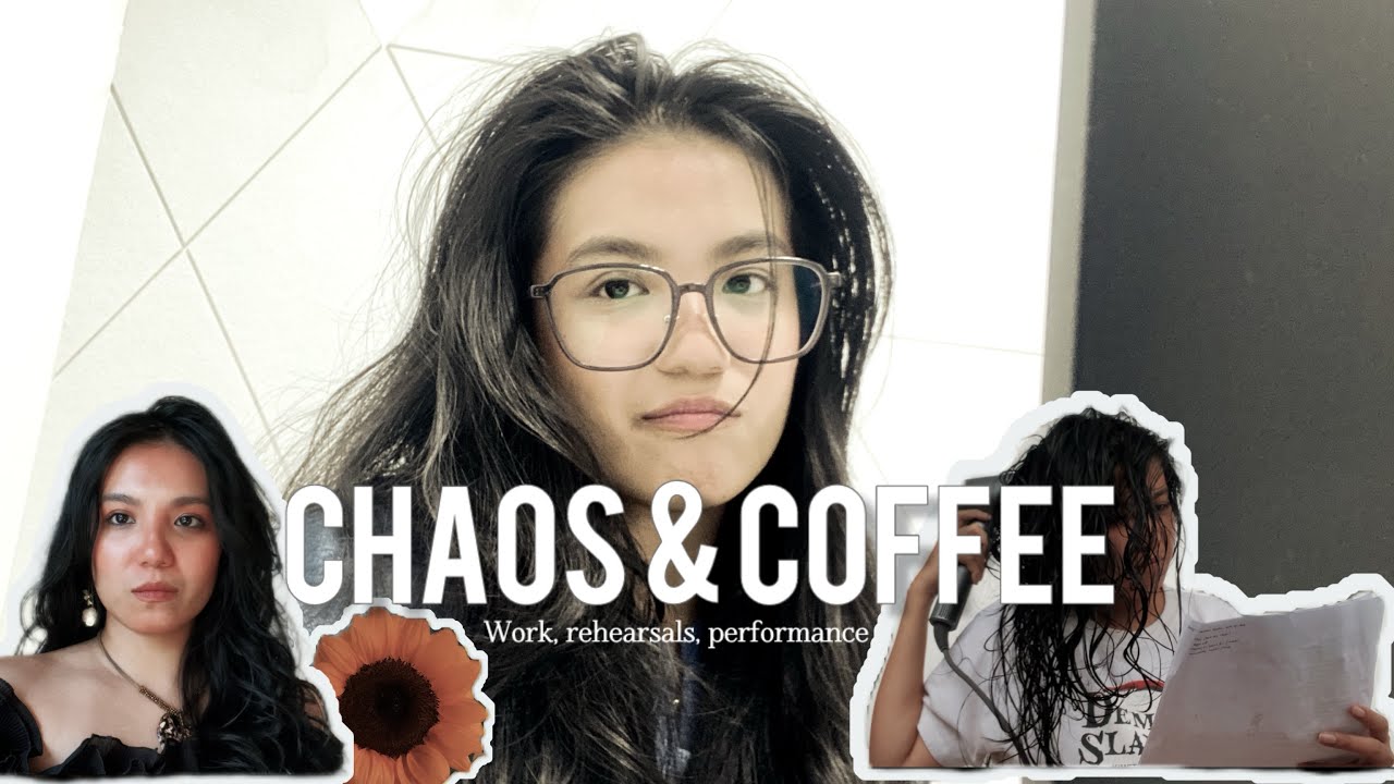 CHAOS & COFFEE ☕️ 2 days of work, 1-day rehearsal, and performance day! 🎭