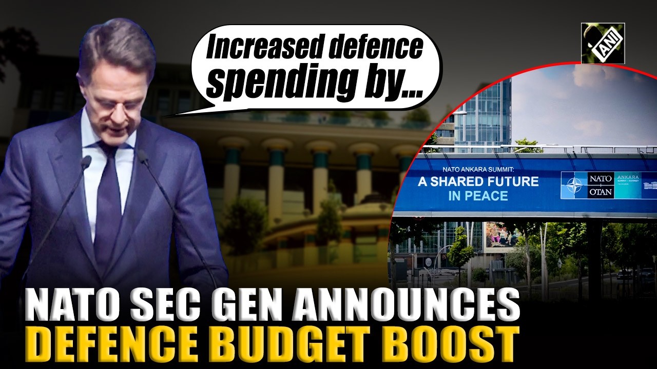 Secretary General Mark Rutte announces increase in defence budget in NATO summit