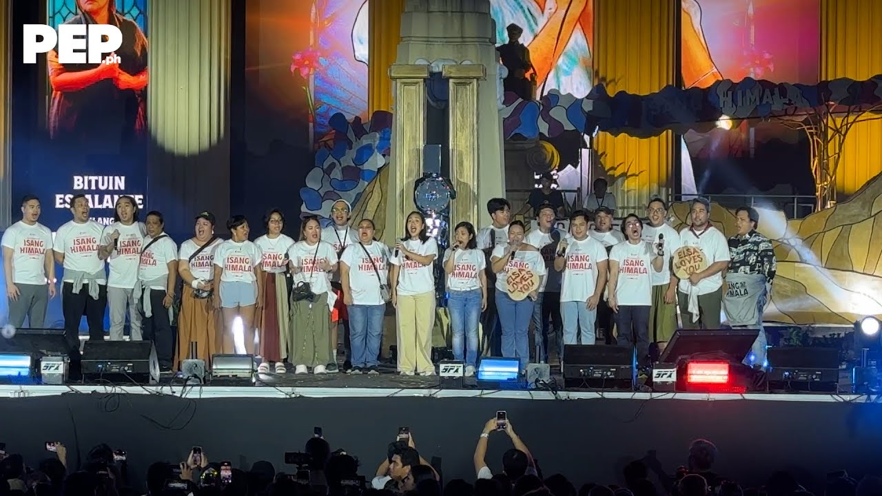 Isang Himala cast performs 