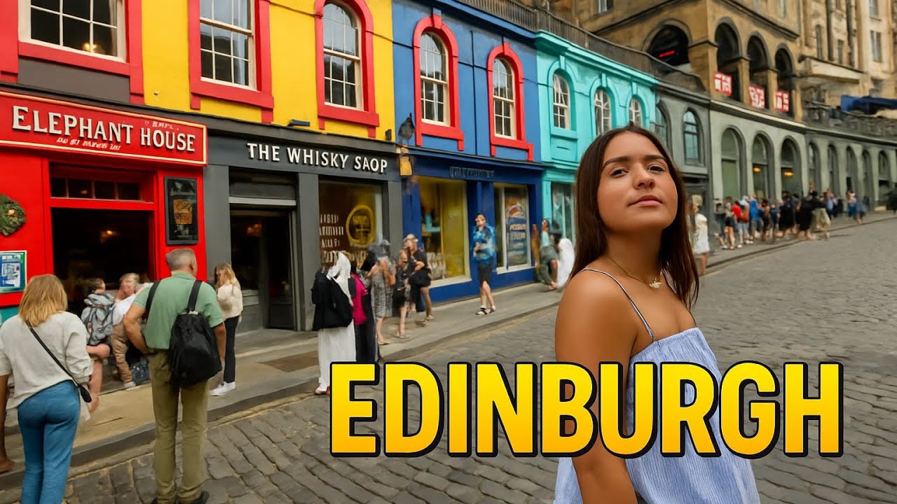 Walking Tour Edinburgh Old Town | George IV Bridge, Victoria Street & Castlehill