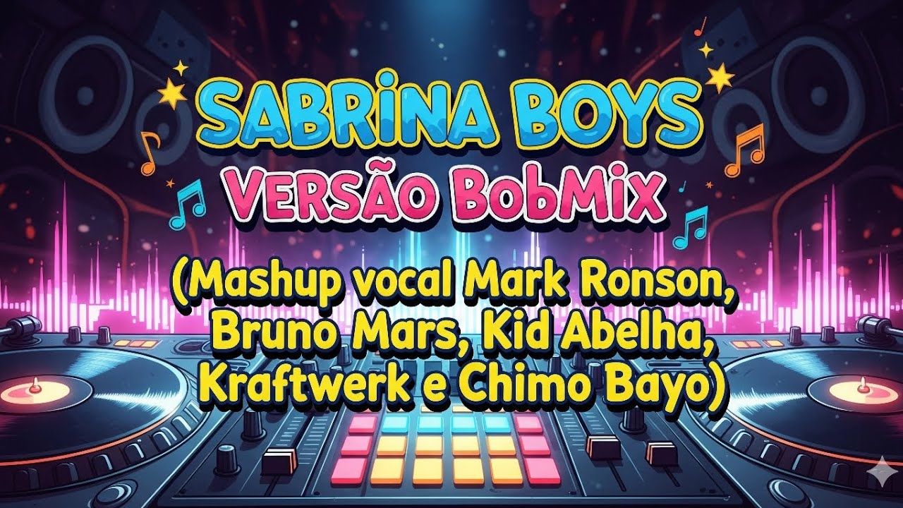 Montagem SABRINA BOYS feat Mark Ronson, Bruno Mars, Kid Abelha, Kraftwerk, Chimo Bayo