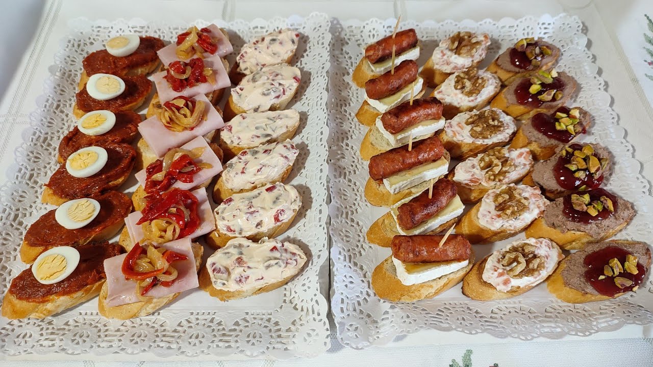 Canapés Navideños - Con estos Montaditos triunfarás estas Navidades | Canapes Recipes