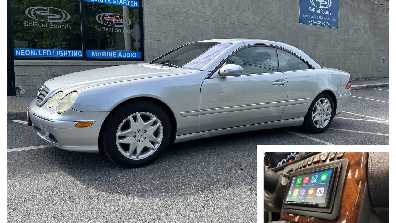 2002 Mercedes CL500 Custom CarPlay install w/ Audison Audio System