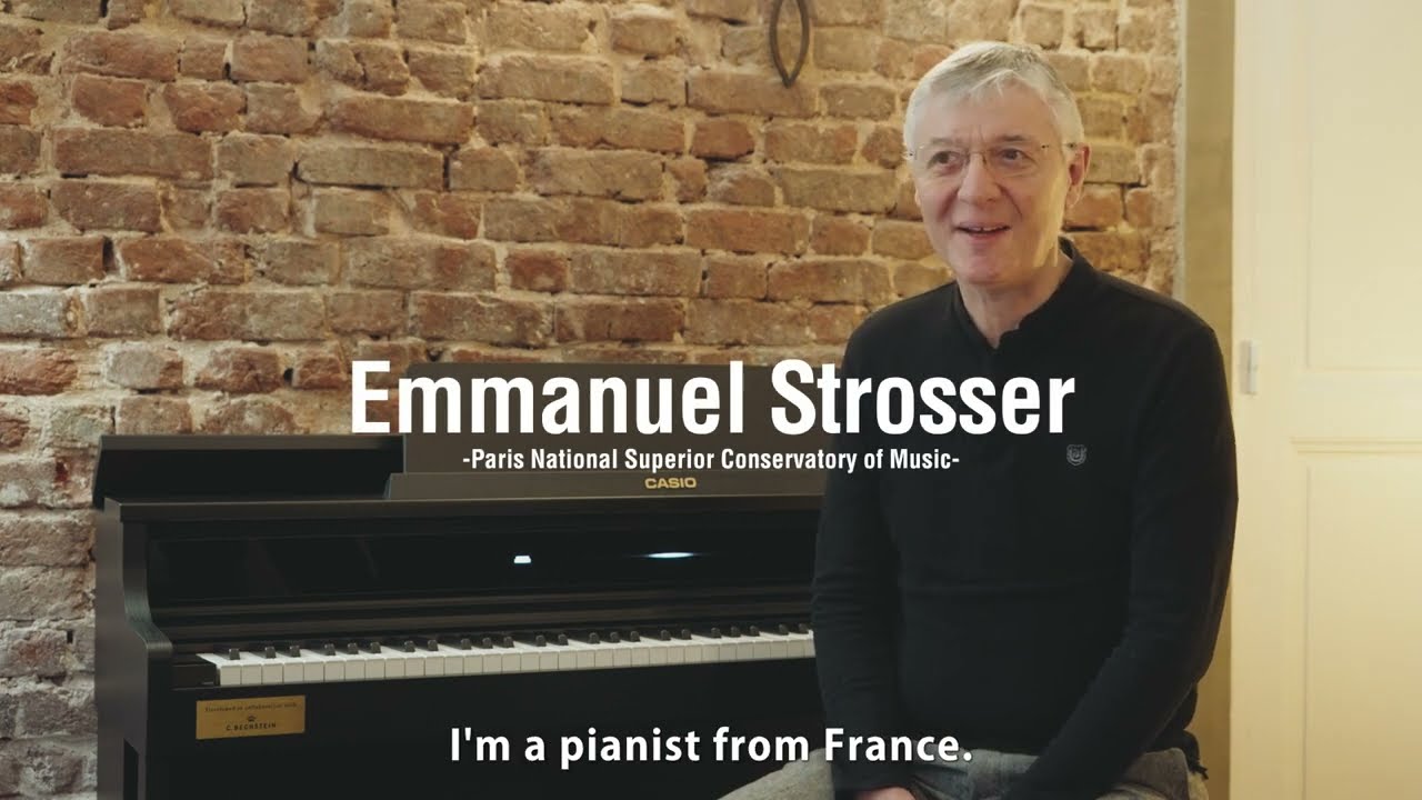 Emmanuel Strosser from Paris National Superior Conservatory of Music meets CELVIANO ❘ CASIO