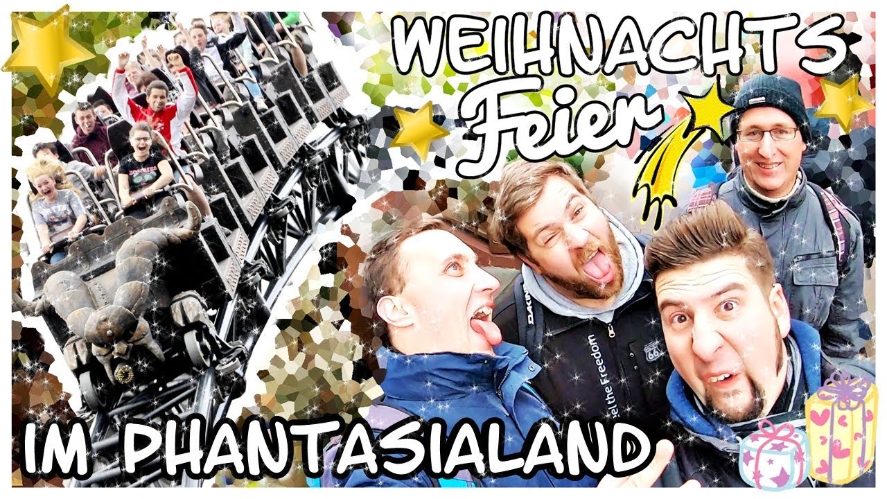 Weihnachtsfeier & Stock's Besuch im Phantasialand 2018! | Vlog #117