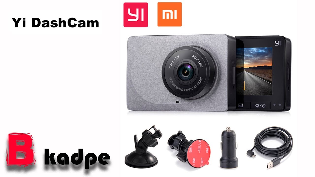 Обзор Xiaomi Yi Car DVR  Dash Cam - видеорегистратор снимающий в 2k