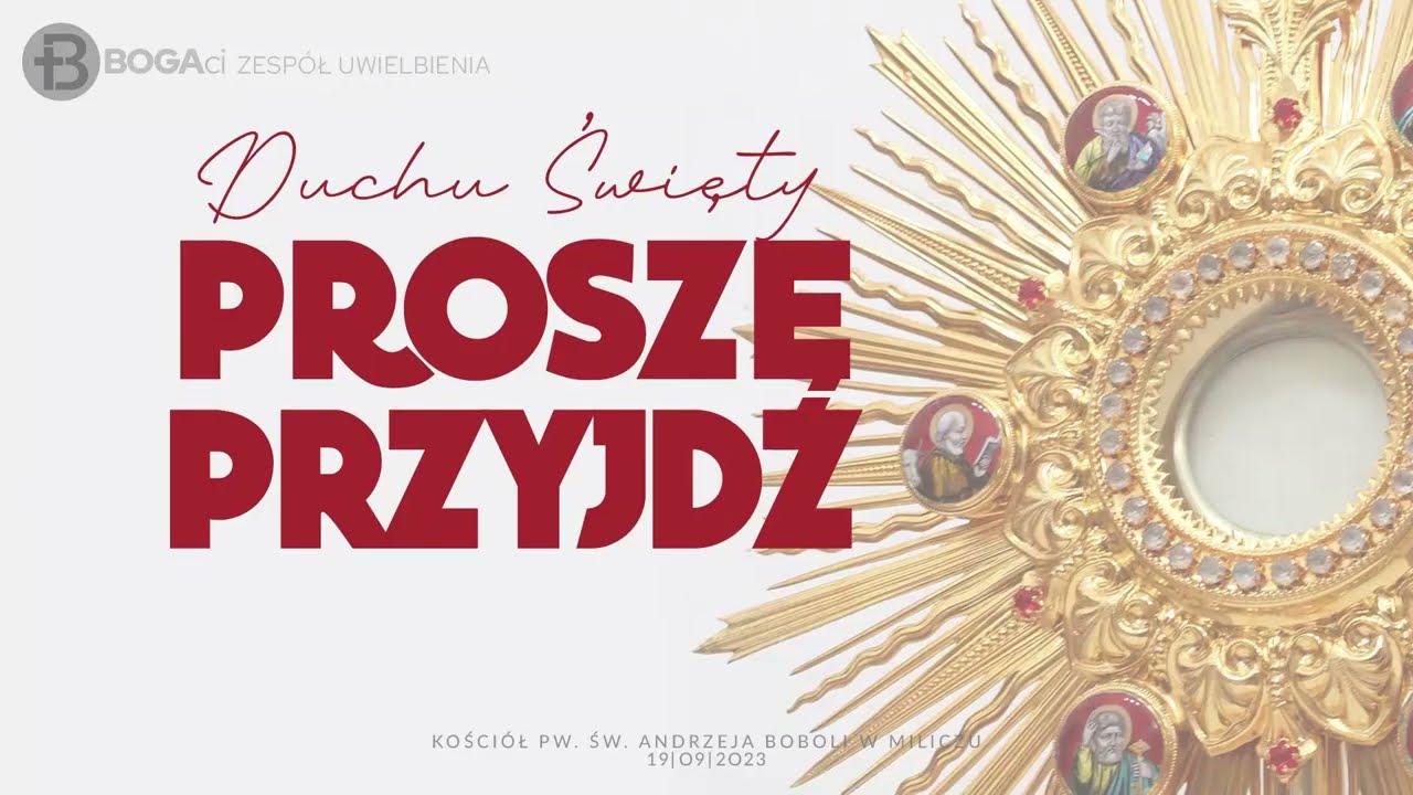 Duchu Święty, proszę przyjdź | Adoracja Uwielbienie | tekst chwyty