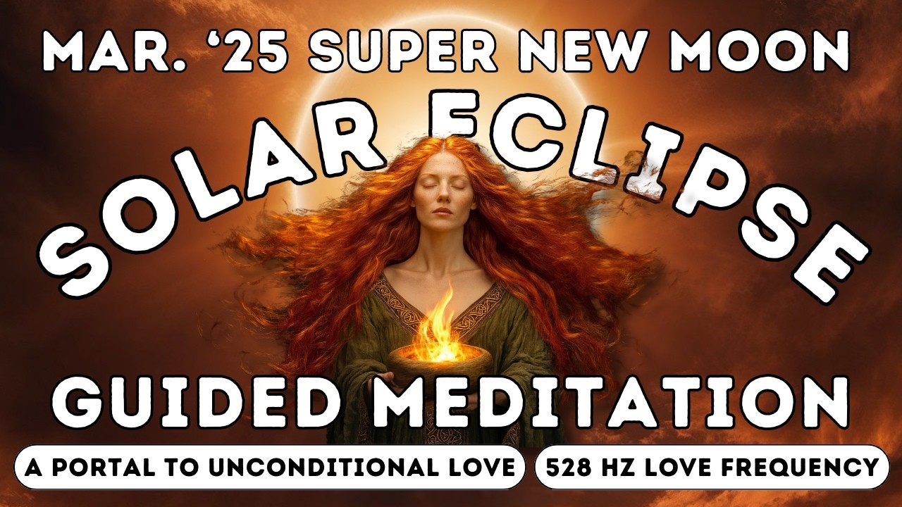 Aries Solar Eclipse Guided Meditation March 2025 | Manifest & Awaken Higher Love