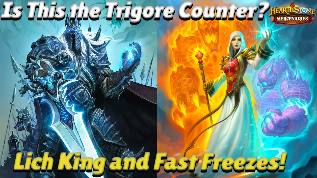 Is This the Trigore Counter? Lich King and Fast Freezes! - Hearthstone Mercenaries Team Comp