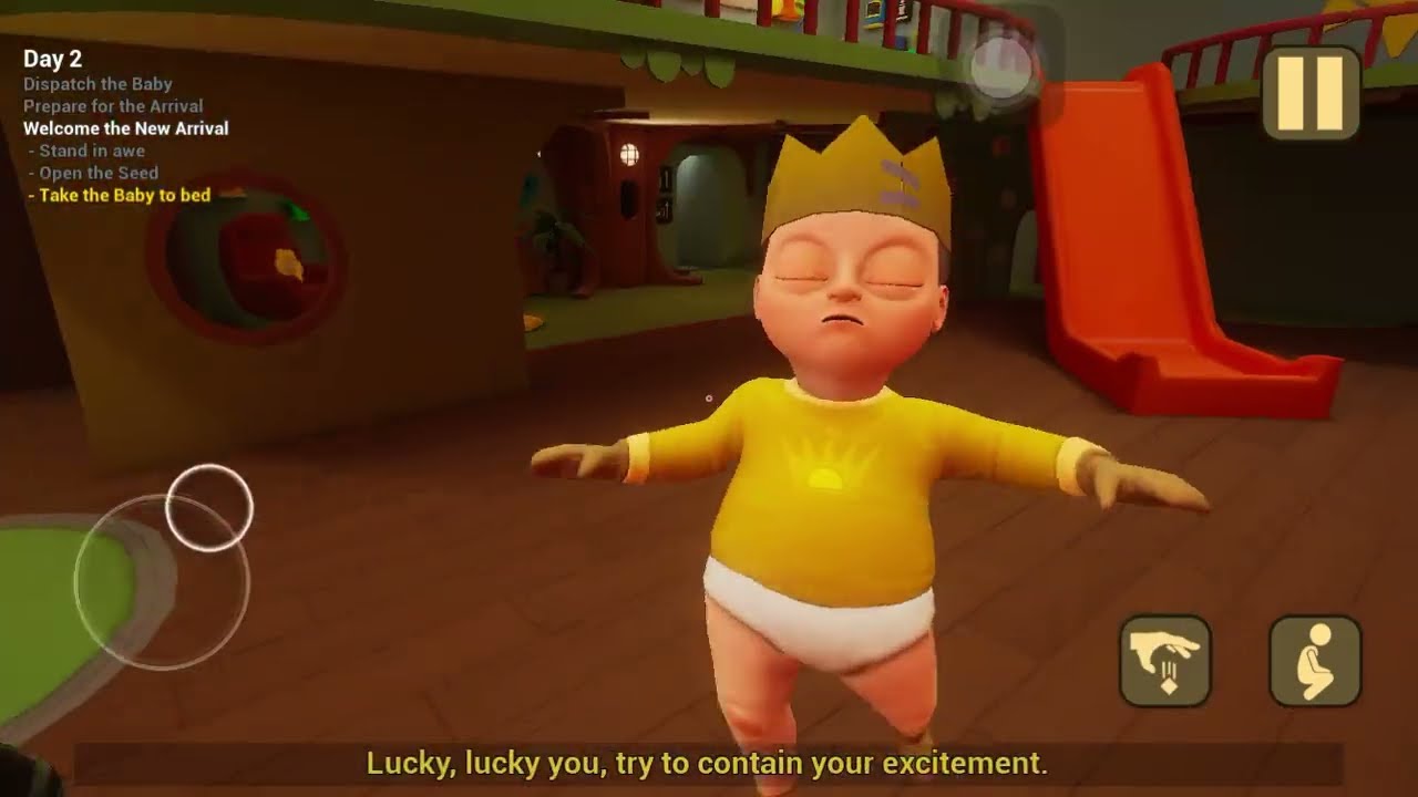The baby in yellow crown childcare 👑