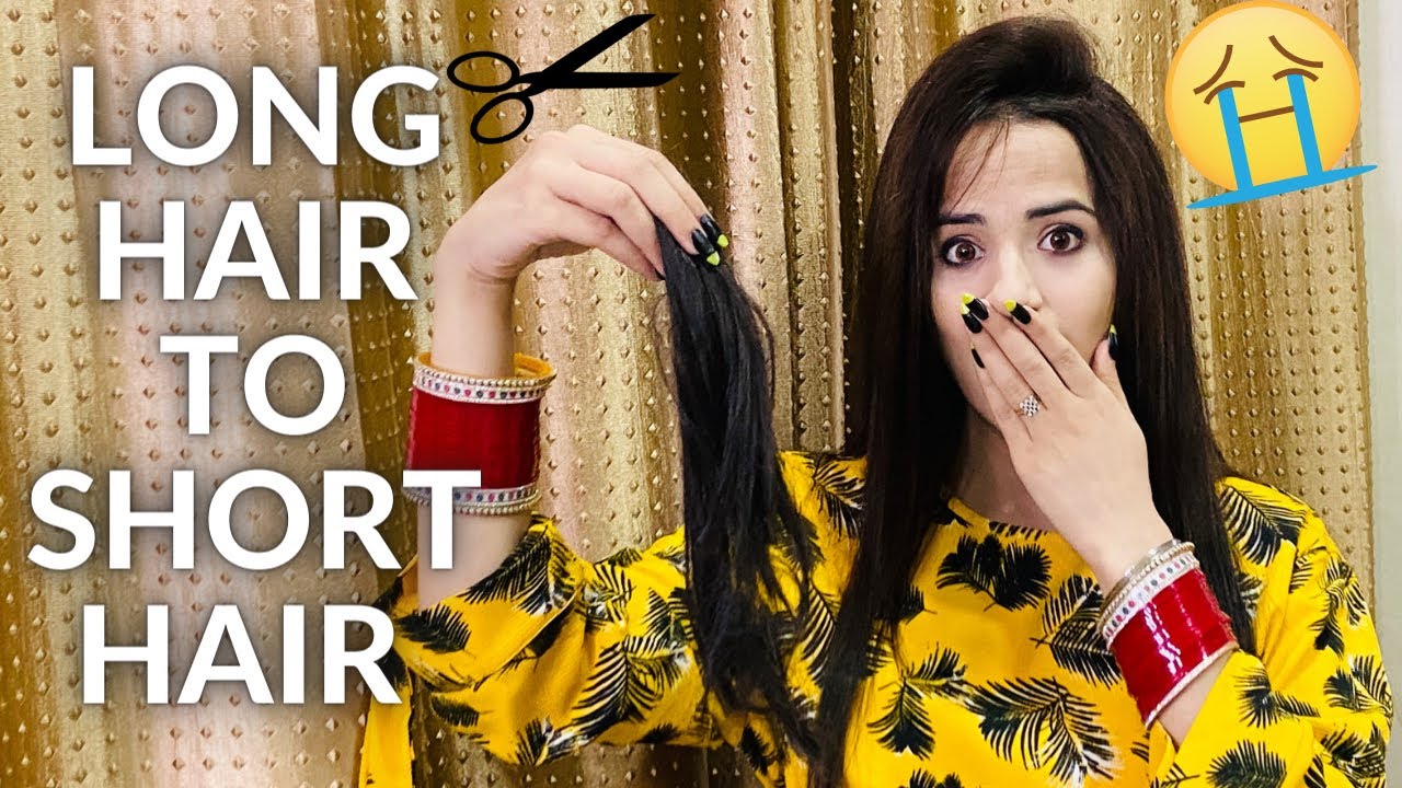 I got Haircut on Husband’s Demand|| Hard decision😢||Which shampoo is best after Keratin @JassArsh