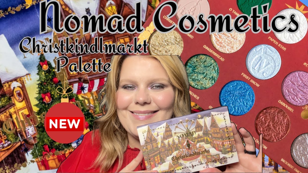 New Nomad Cosmetics Christmas Market Palette collab w @TheBrutallyHonestBeauty
