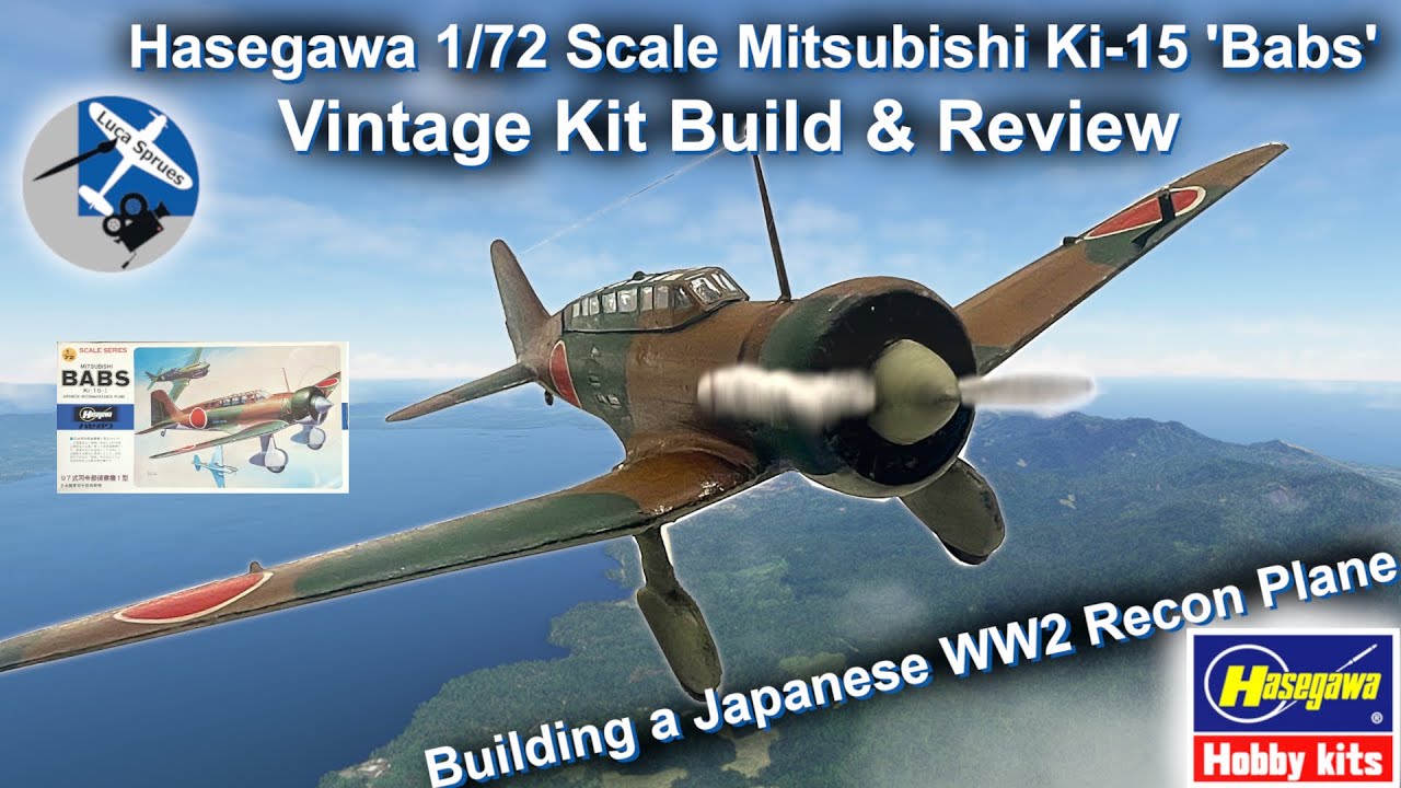 Building Hasegawa’s Classic 1/72 Mitsubishi Ki-15 ‘Babs’ – Vintage