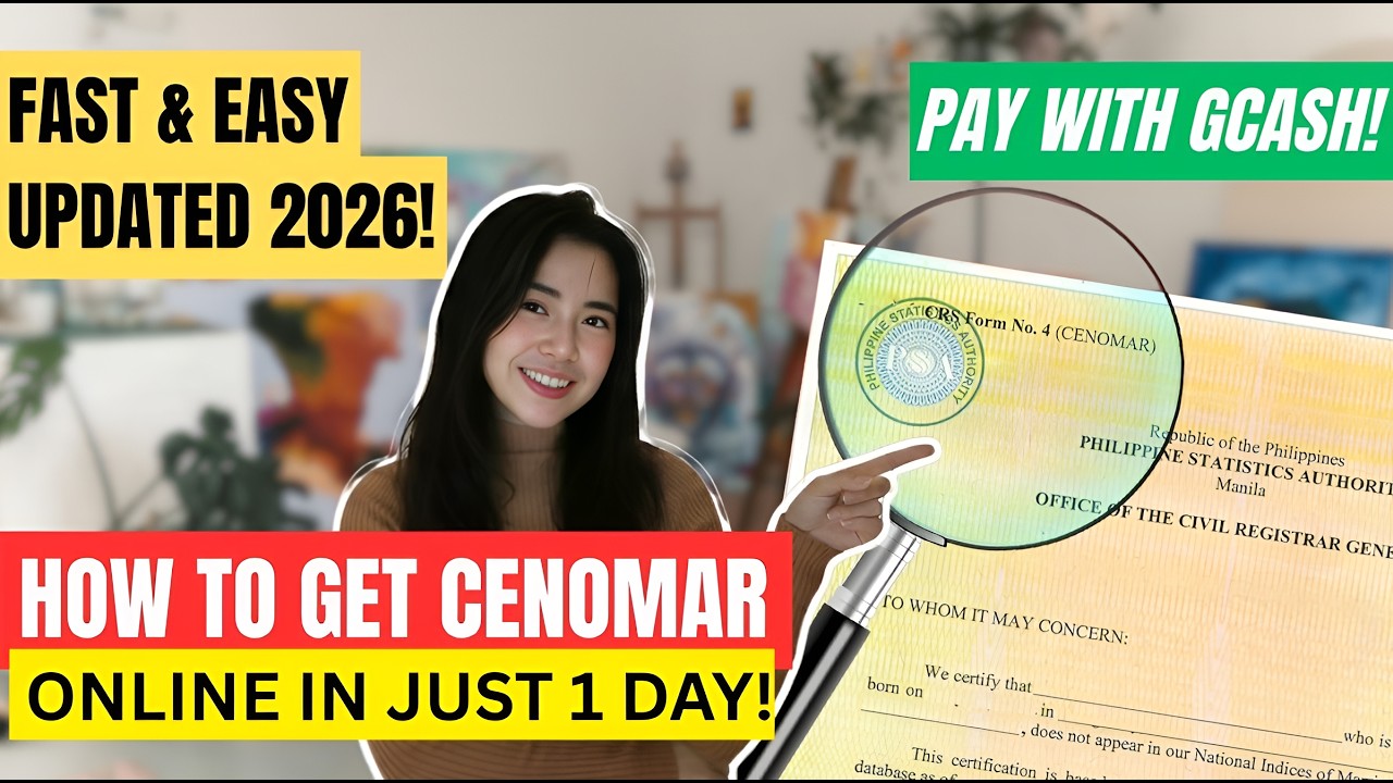 CENOMAR Online 2026: Get Your Certificate in Minutes! (No More Long Lines)