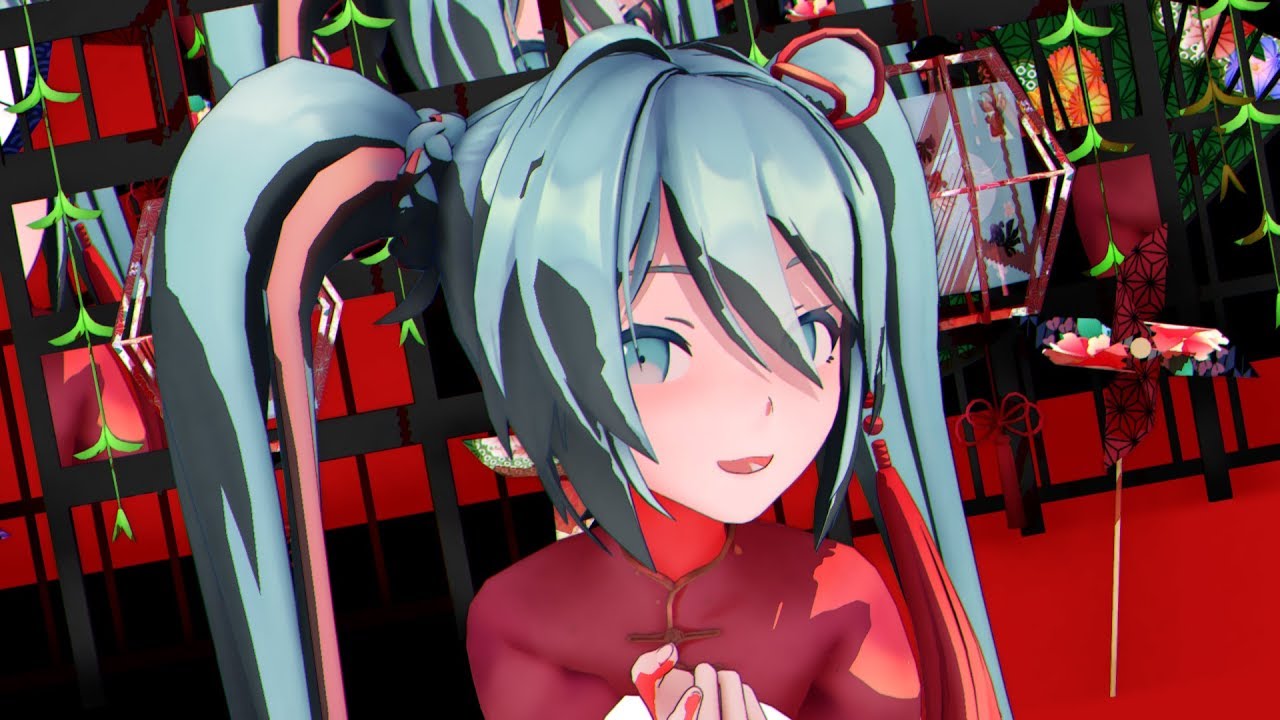 【MMD】アニメ風に極楽浄土/ GARNiDELiA（初音ミクcover）【Sour式 初音ミク】
