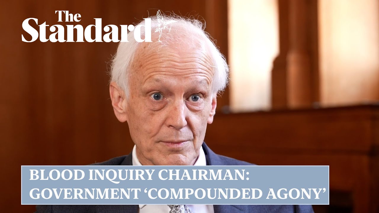 Government 'compounded agony' of contaminated blood scandal victims,  says inquiry chairman