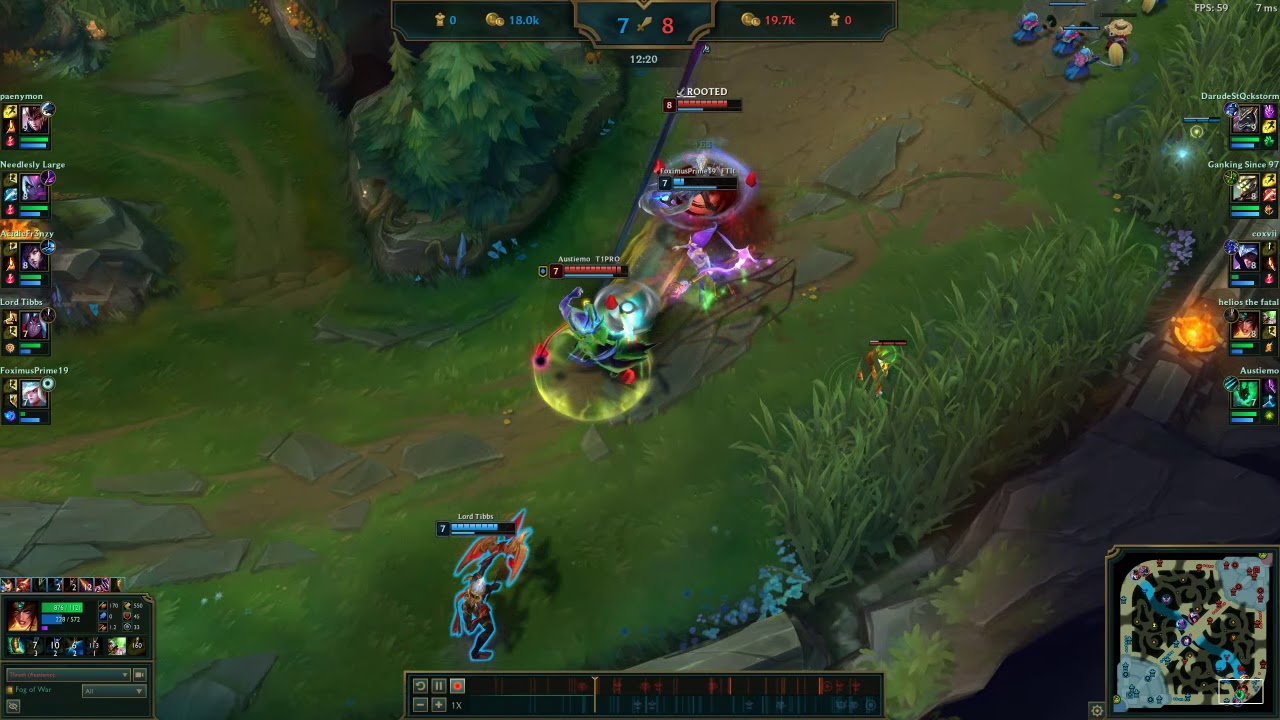 thresh throws autistic yi lantern while sivir ult