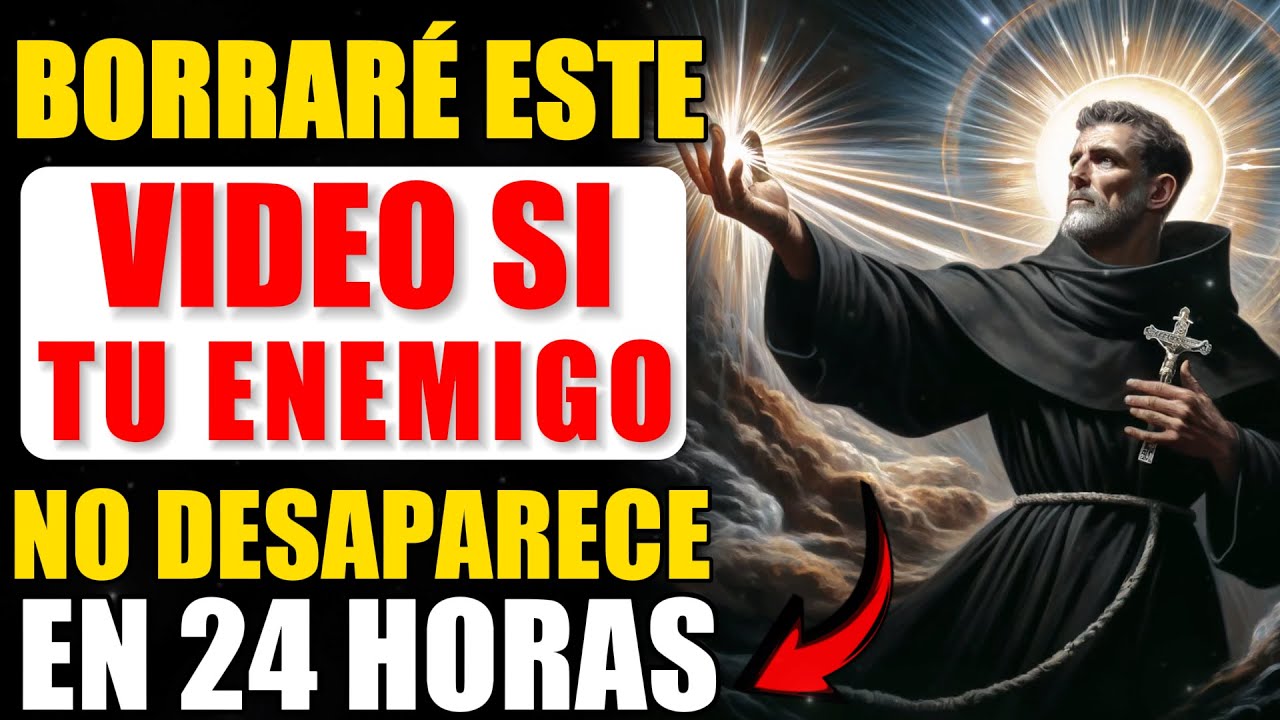 🛑TU ENEMIGO, DESAPARECERÁ SIN QUE TE DES CUENTA | CON ESTA ORACIÓN A SAN BENITO - nunca falla 👈