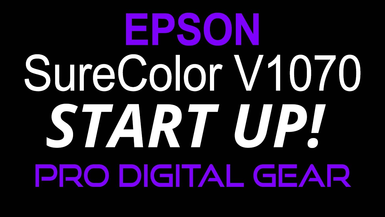 EPSON SureColor V1070Desktop UV Flatbed PrinterSTART UP Pro Digital Gear