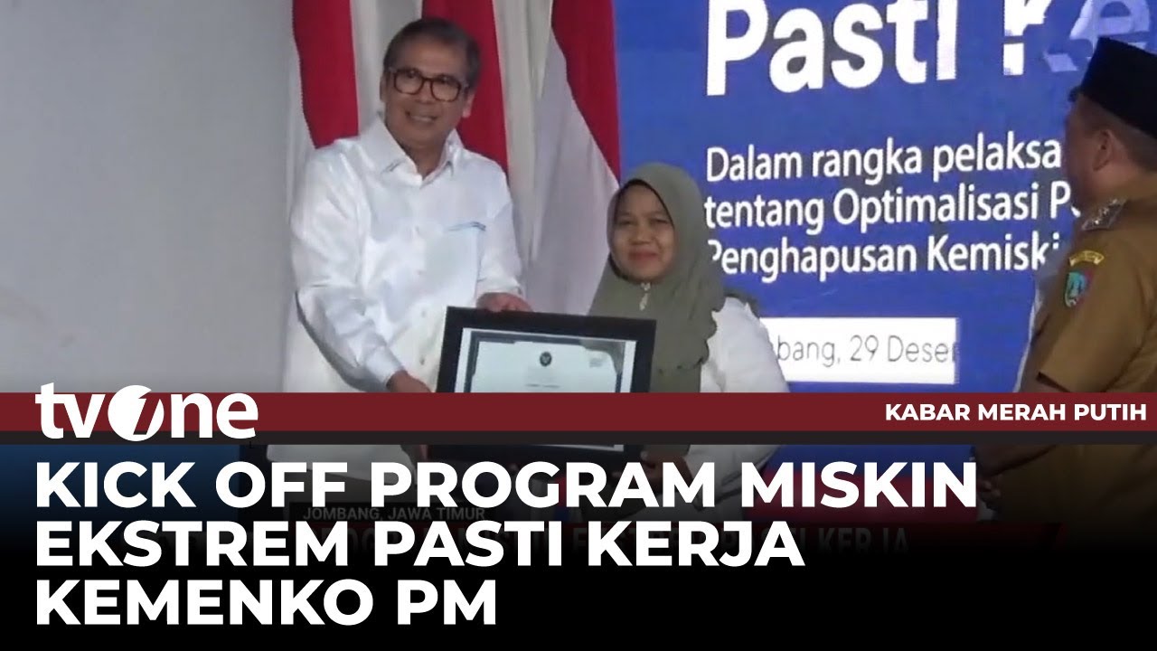 Menko PM Luncurkan Program Miskin Ekstrem Pasti Kerja | Kabar Merah Putih