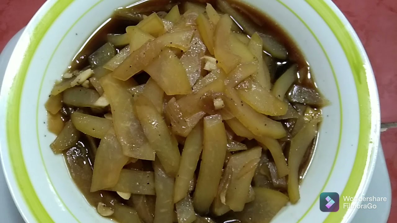 GINISANG PAPAYA SA TOYO