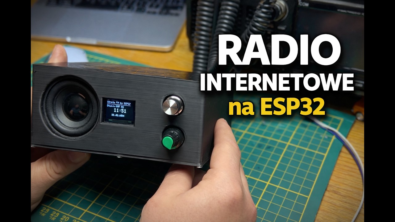 ESP32 Radio Internetowe krok po kroku 📻  Podłączenie, biblioteki, kod, OLED, PCM5102