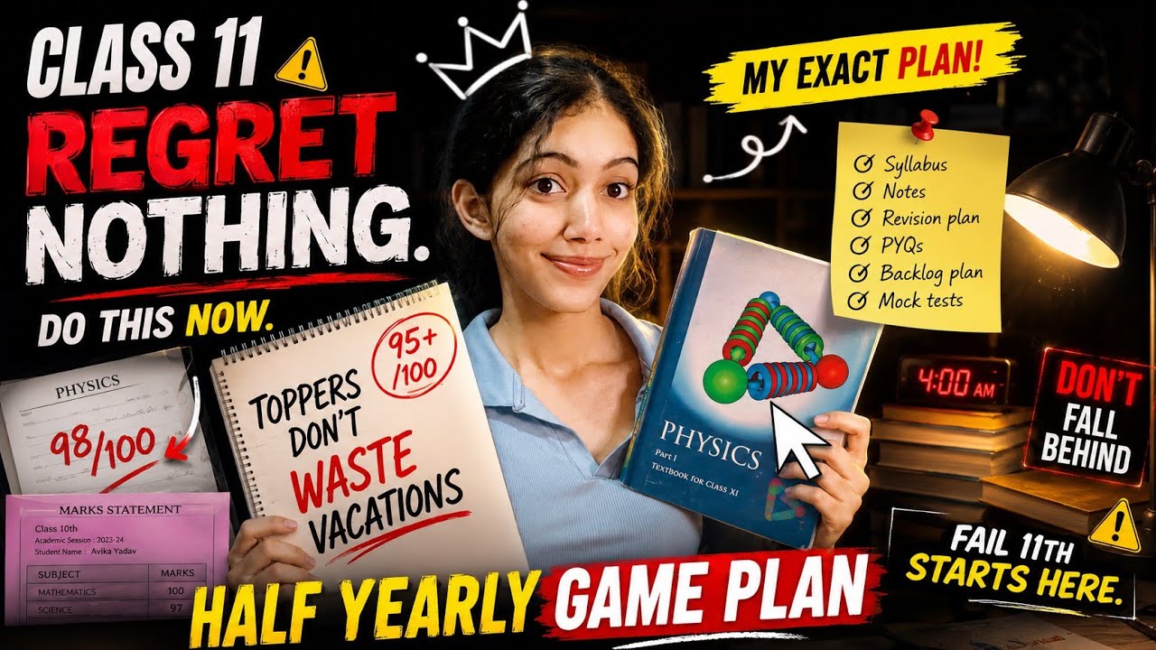 💀Wasted time? Comeback plan for class 11th! #jee #neet