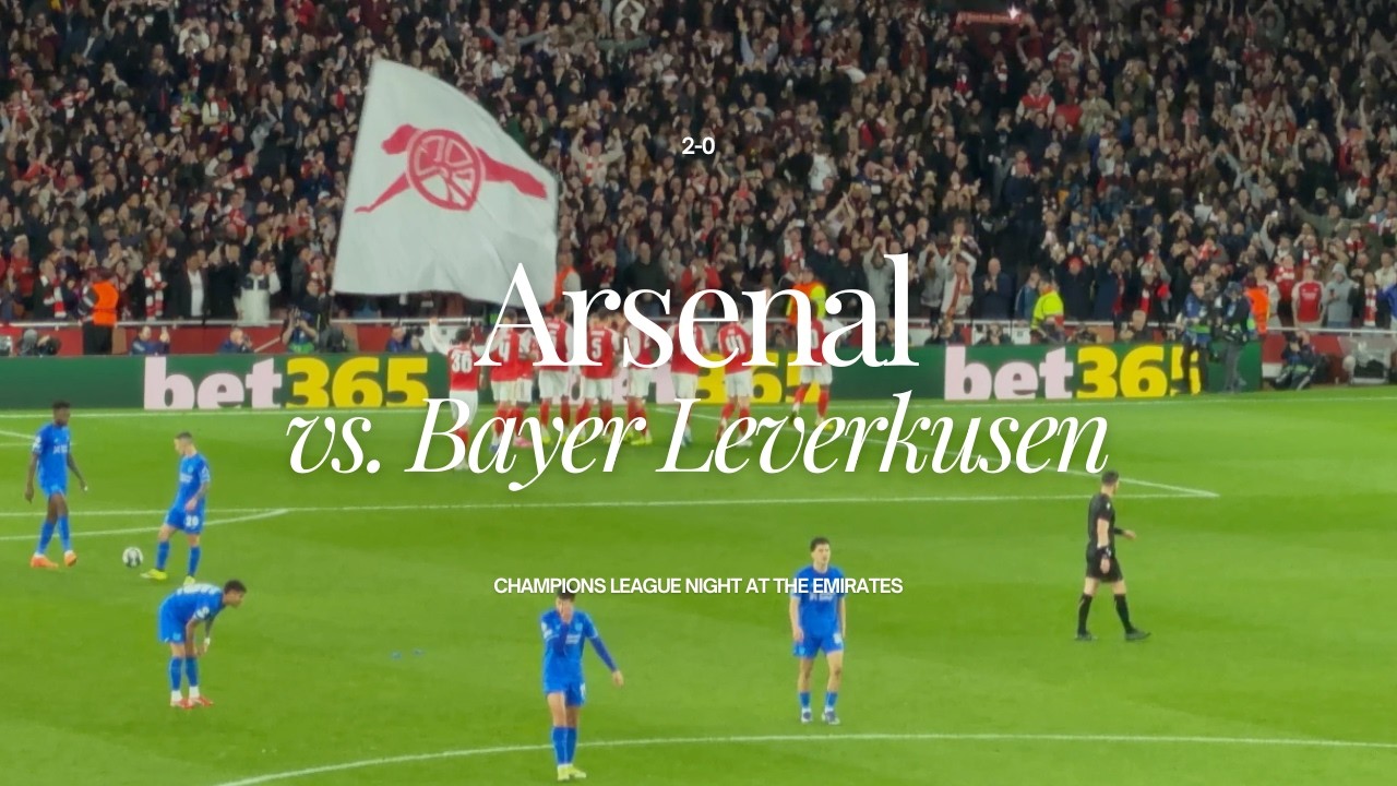 EZE GOAL OF THE SEASON? 🏆 Arsenal CRUISE Past Leverkusen! (Matchday Vlog)