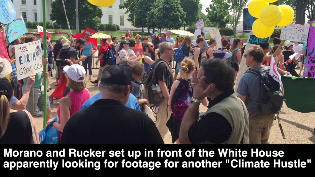 Mark Morano Attends the Climate March