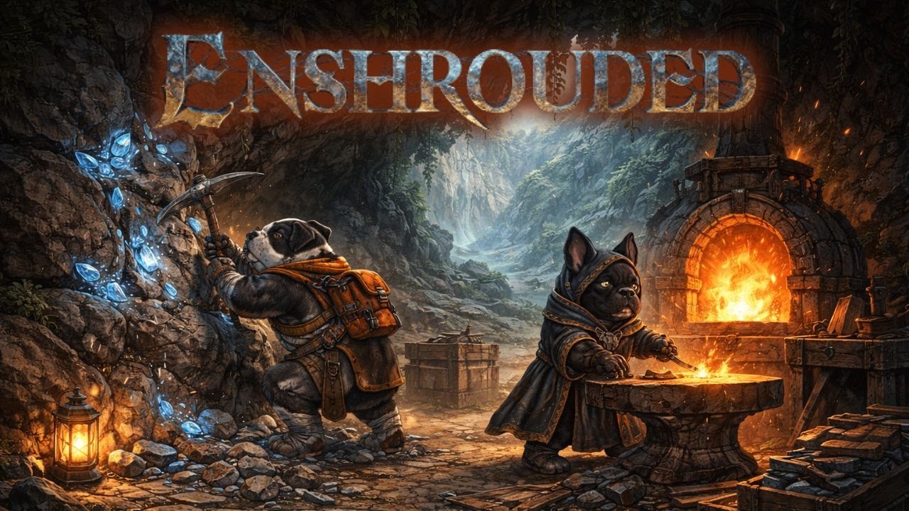 LIVE! Enshrouded! Work work..